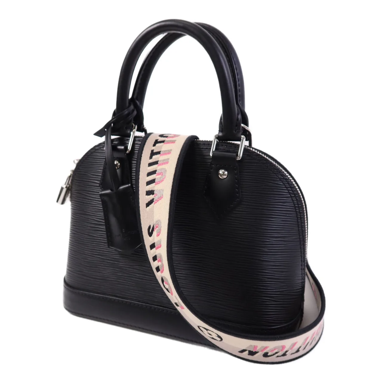 LOUIS VUITTON Alma M59217 兩用包 牛皮 黑色 / Black 牛皮 中古品A - 縮圖 3