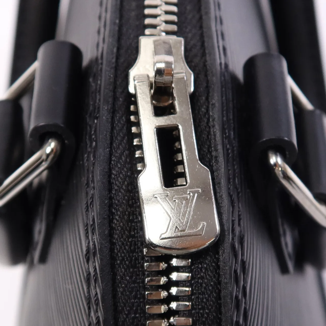 LOUIS VUITTON Alma M59217 兩用包 牛皮 黑色 / Black 牛皮 中古品A - 縮圖 8