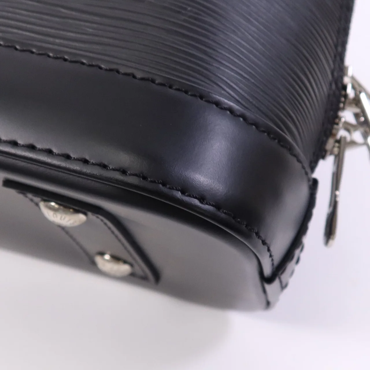 LOUIS VUITTON Alma M59217 兩用包 牛皮 黑色 / Black 牛皮 中古品A - 縮圖 11