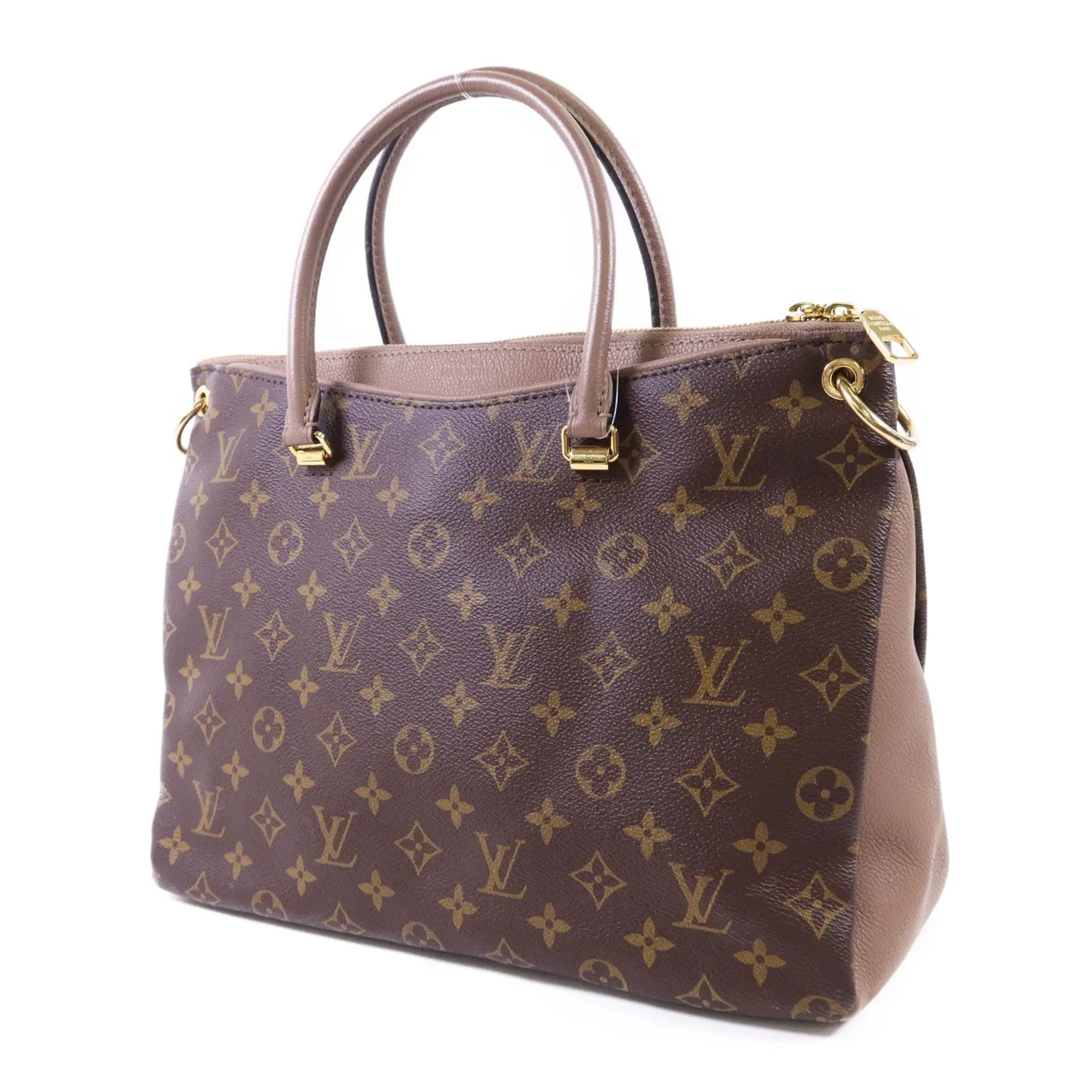 LOUIS VUITTON Pallas M43458 兩用包 塗層帆布 棕色 塗層帆布 中古品B - 縮圖 3