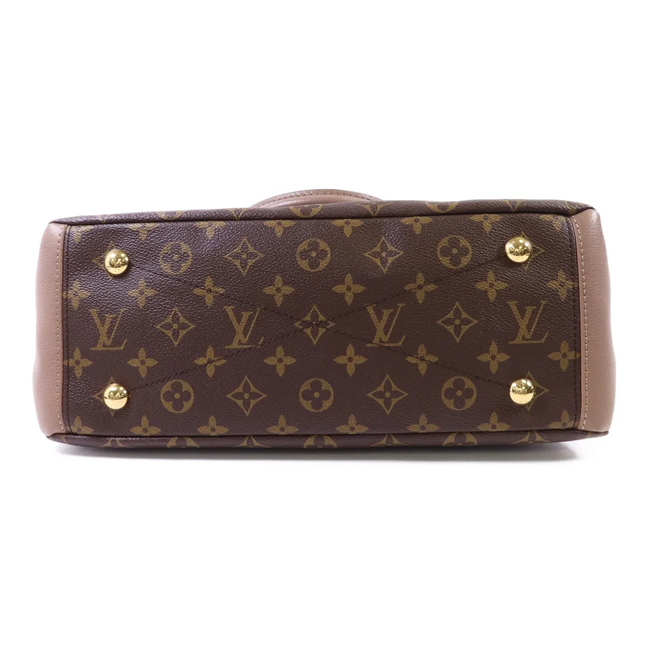 LOUIS VUITTON Pallas M43458 兩用包 塗層帆布 棕色 塗層帆布 中古品B - 縮圖 4