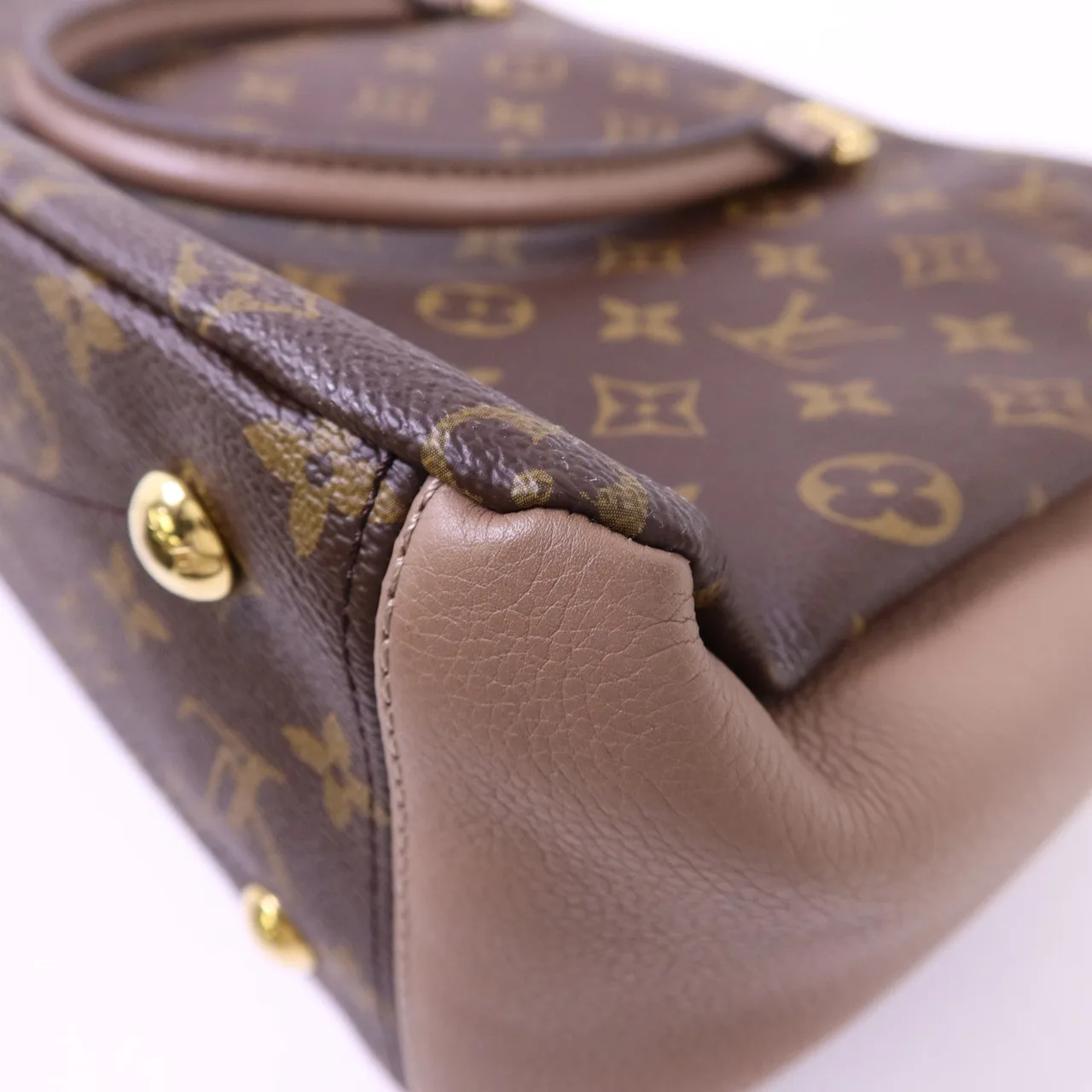 LOUIS VUITTON Pallas M43458 兩用包 塗層帆布 棕色 塗層帆布 中古品B - 縮圖 14