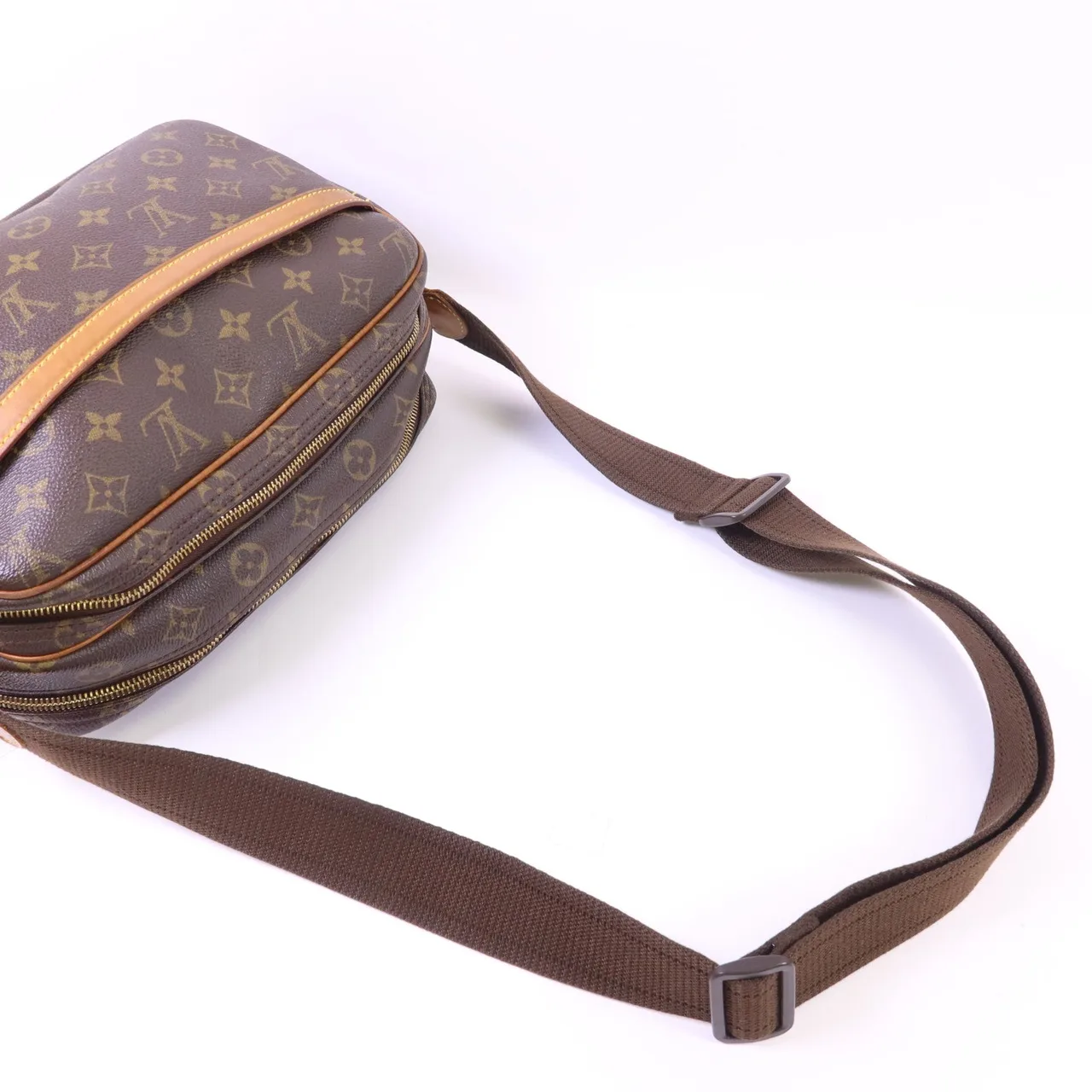 LOUIS VUITTON Reporter M45254 肩背包 塗層帆布 棕色 塗層帆布 中古品B - 縮圖 5