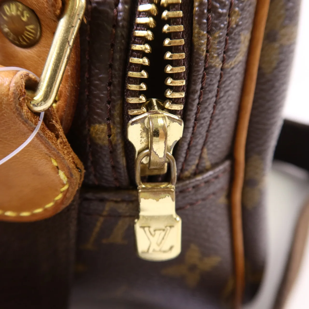 LOUIS VUITTON Reporter M45254 肩背包 塗層帆布 棕色 塗層帆布 中古品B - 縮圖 10