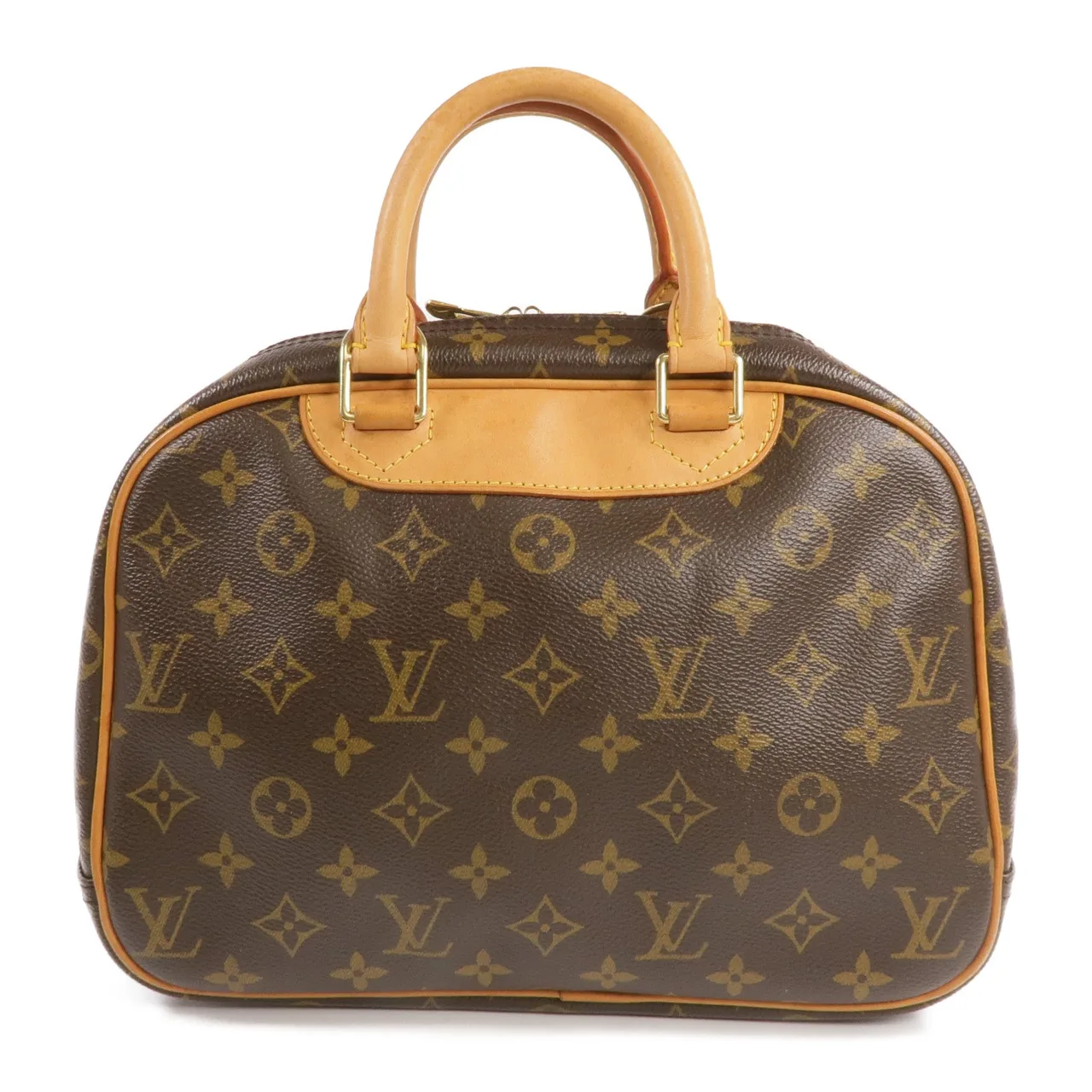 LOUIS VUITTON Trouville M42228 手提包 塗層帆布 棕色 / Monogram 塗層帆布 中古品B - 縮圖 3