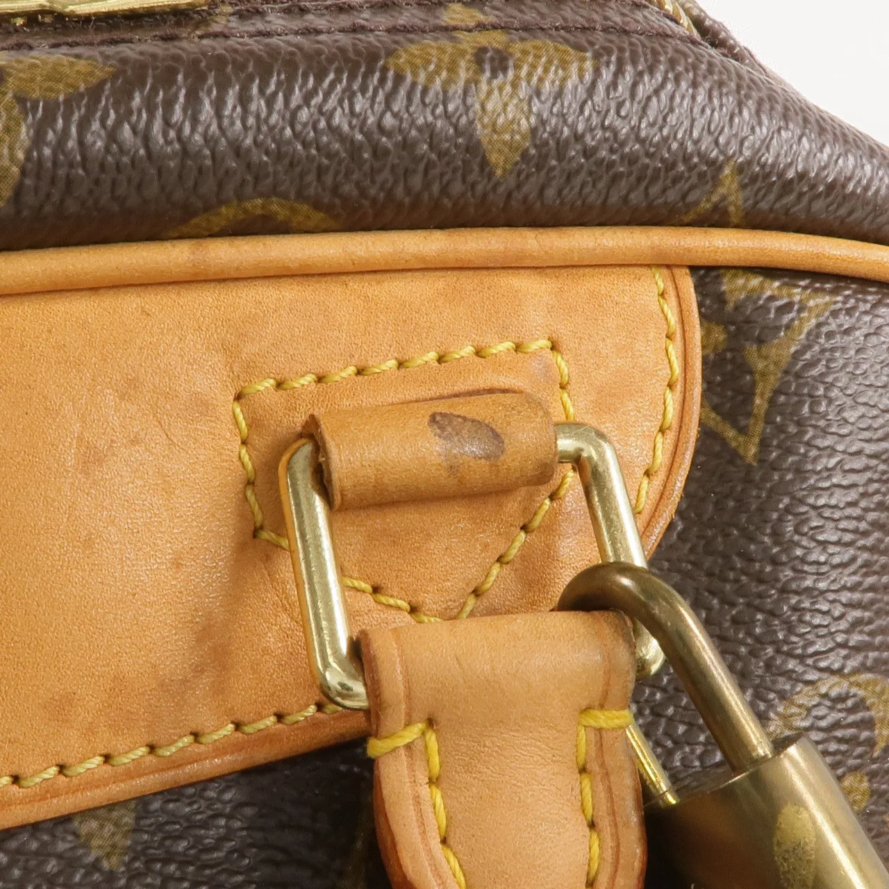 LOUIS VUITTON Trouville M42228 手提包 塗層帆布 棕色 / Monogram 塗層帆布 中古品B - 縮圖 14