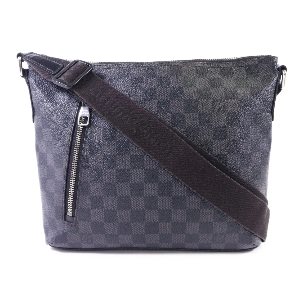 LOUIS VUITTON Mick N41211 肩背包 塗層帆布 黑色