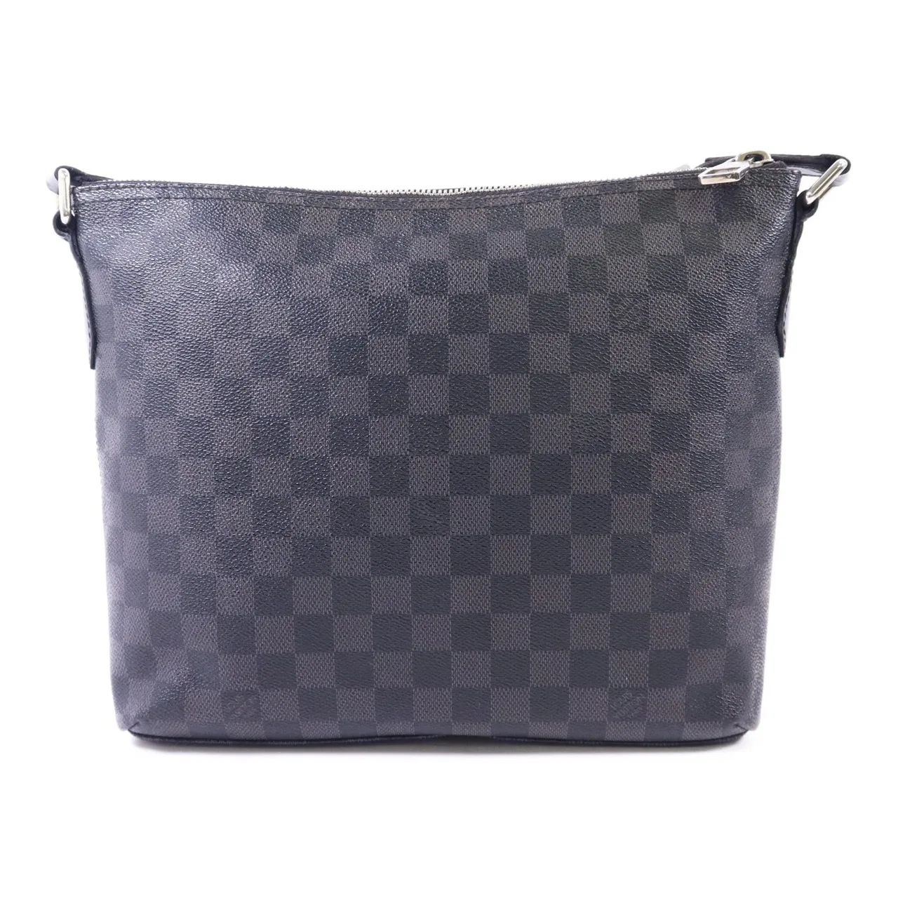 LOUIS VUITTON Mick N41211 肩背包 塗層帆布 黑色 塗層帆布 中古品B - 縮圖 2