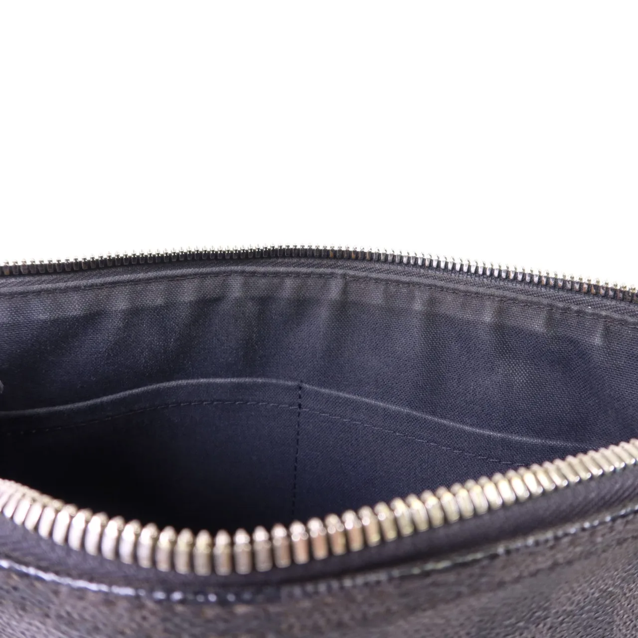 LOUIS VUITTON Mick N41211 肩背包 塗層帆布 黑色 塗層帆布 中古品B - 縮圖 17