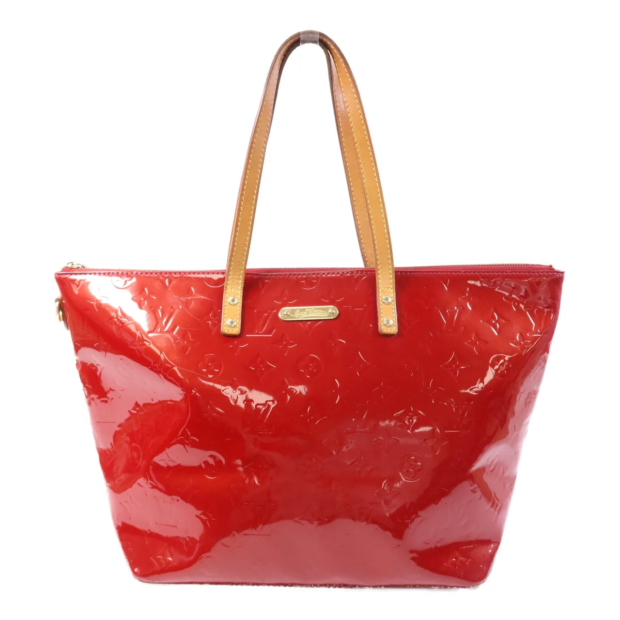 LOUIS VUITTON Bellevue M93589 托特包 皮革 紅色 / Red