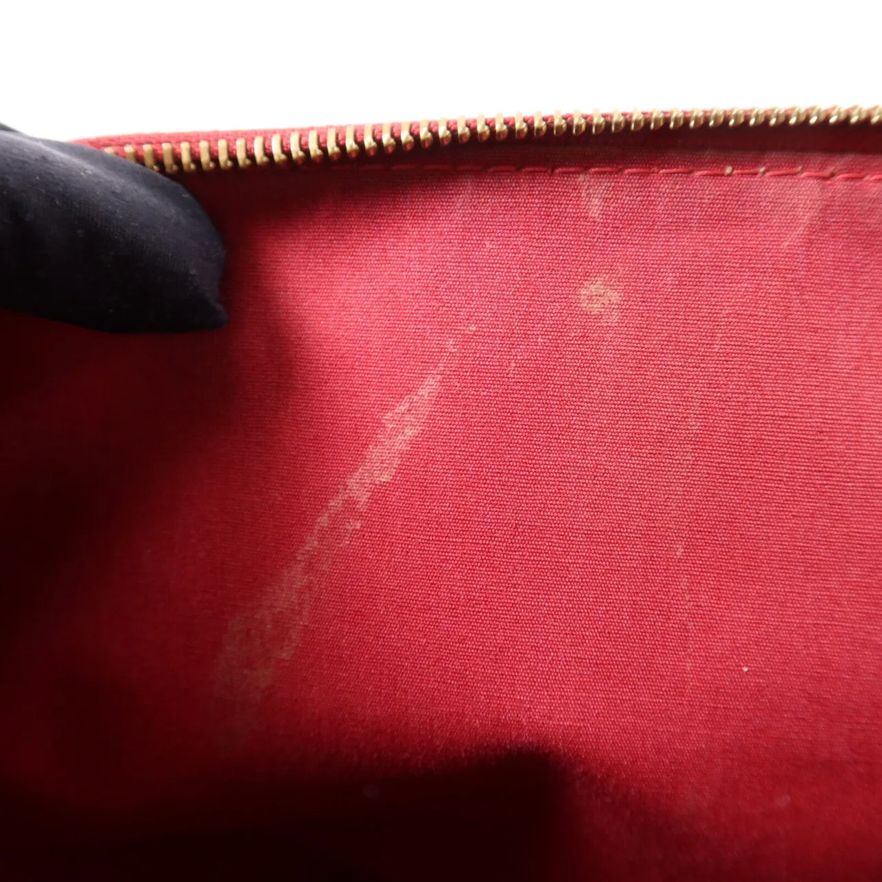 LOUIS VUITTON Bellevue M93589 托特包 皮革 紅色 / Red 皮革 中古品B - 縮圖 15