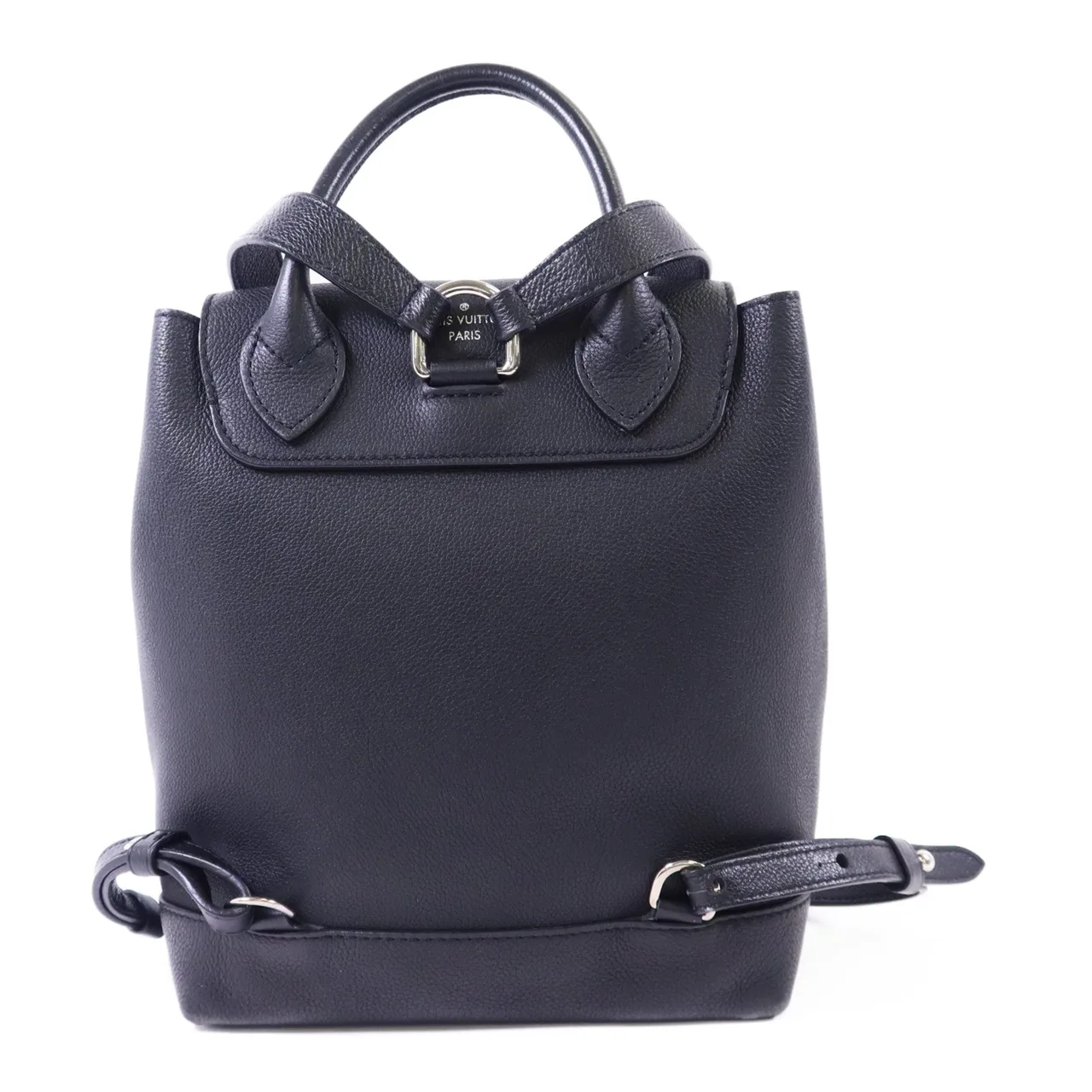 LOUIS VUITTON Lock Me Backpack M41815 Backpack Calfskin 黑色 / Black Calfskin Rank B - Thumbnail 2