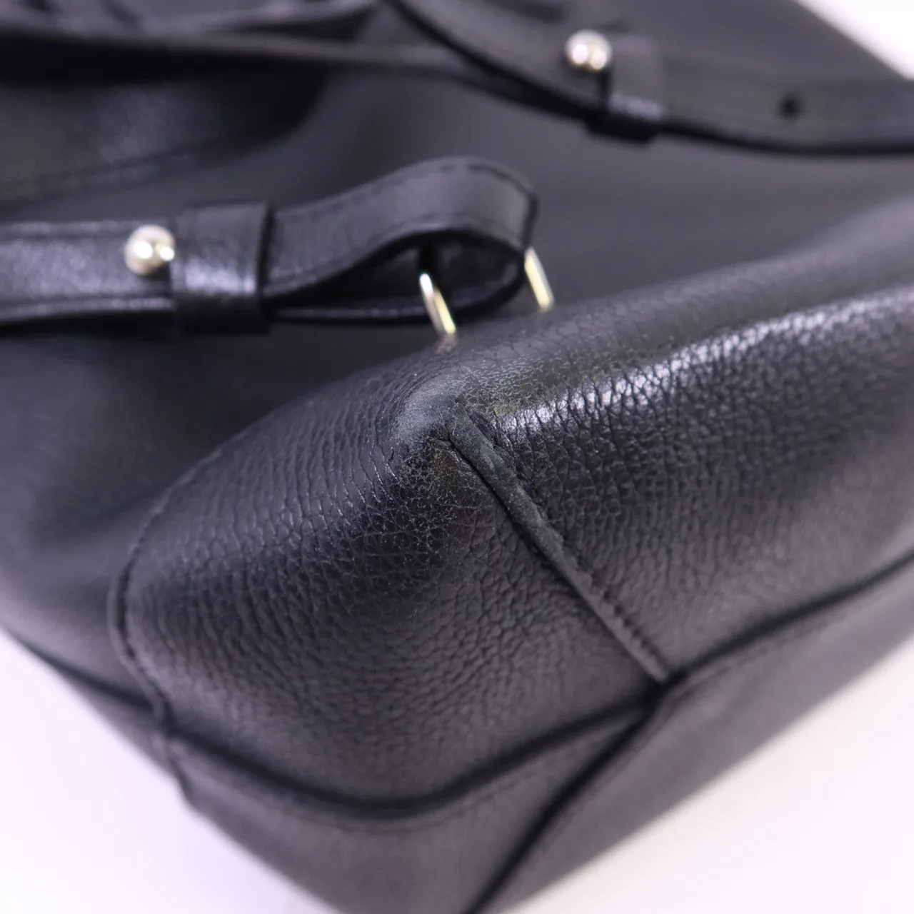 LOUIS VUITTON Lock Me Backpack M41815 Backpack Calfskin 黑色 / Black Calfskin Rank B - Thumbnail 13
