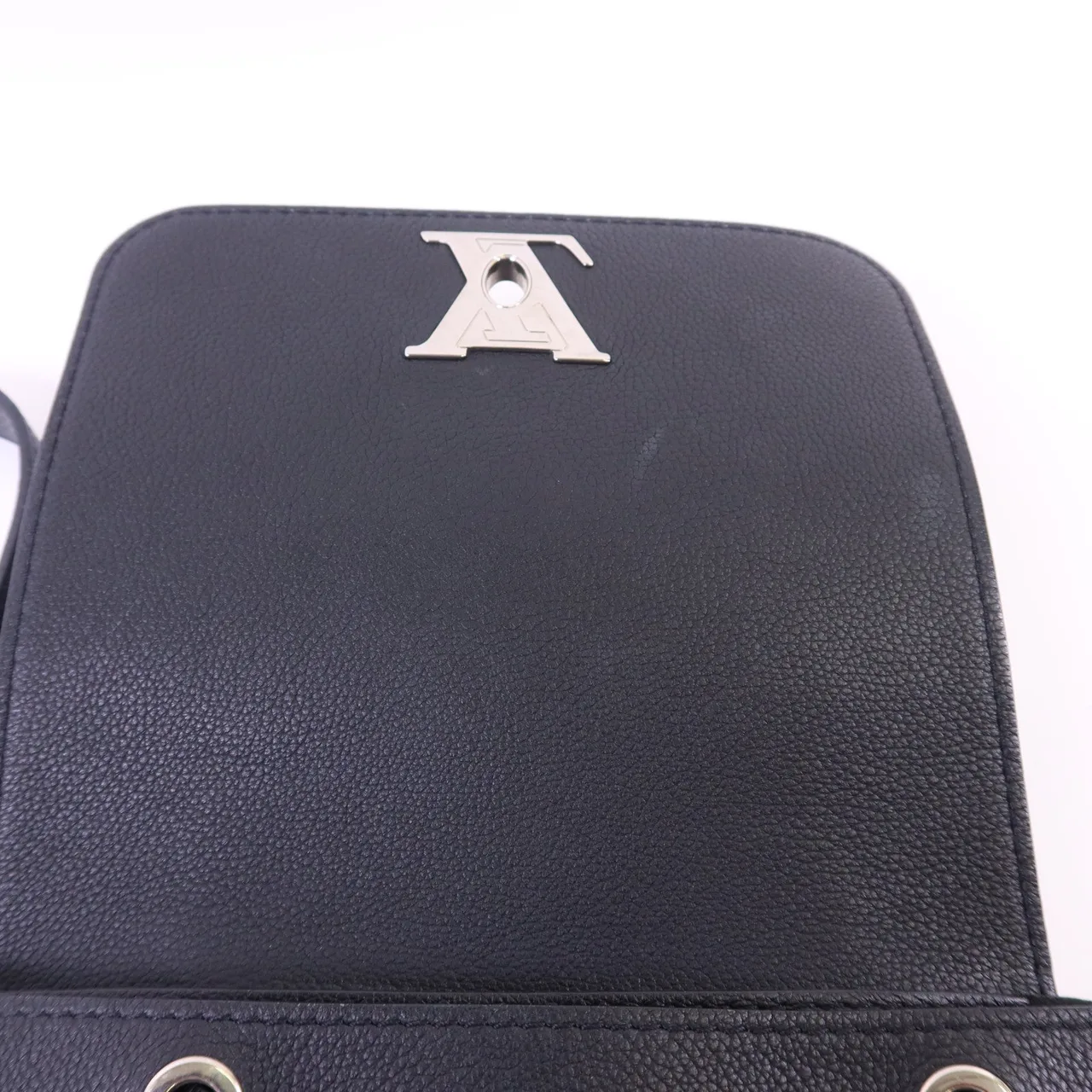 LOUIS VUITTON Lock Me Backpack M41815 Backpack Calfskin 黑色 / Black Calfskin Rank B - Thumbnail 16
