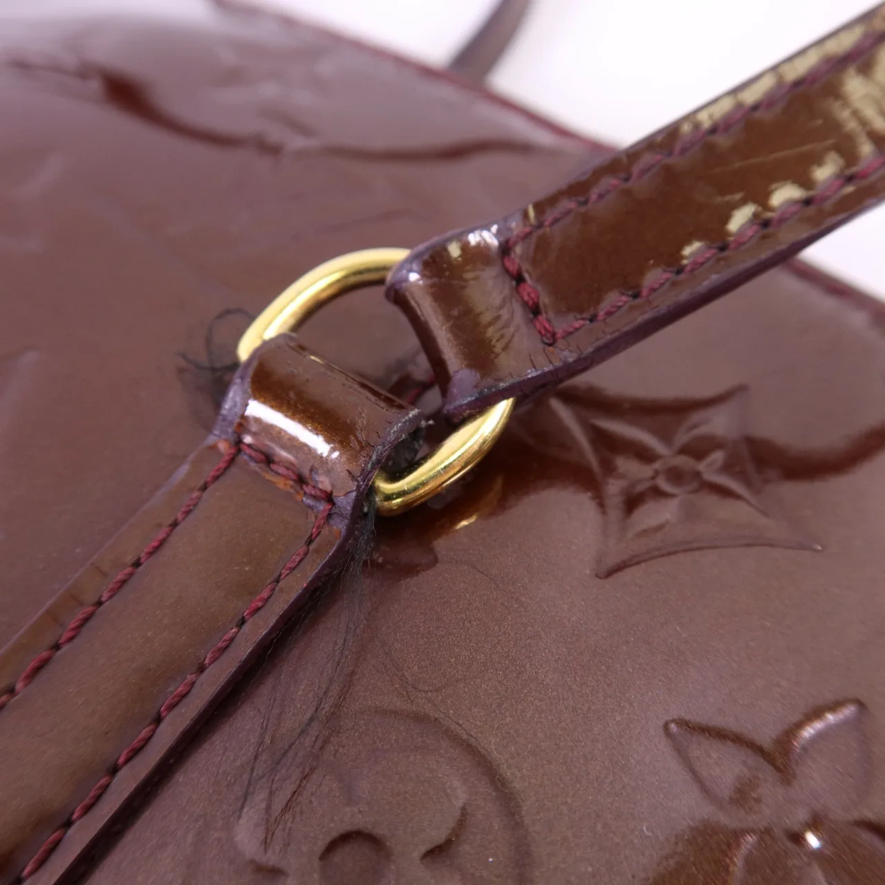 LOUIS VUITTON M91742 肩背包 皮革 紅色 / Red 皮革 中古品C - 縮圖 11