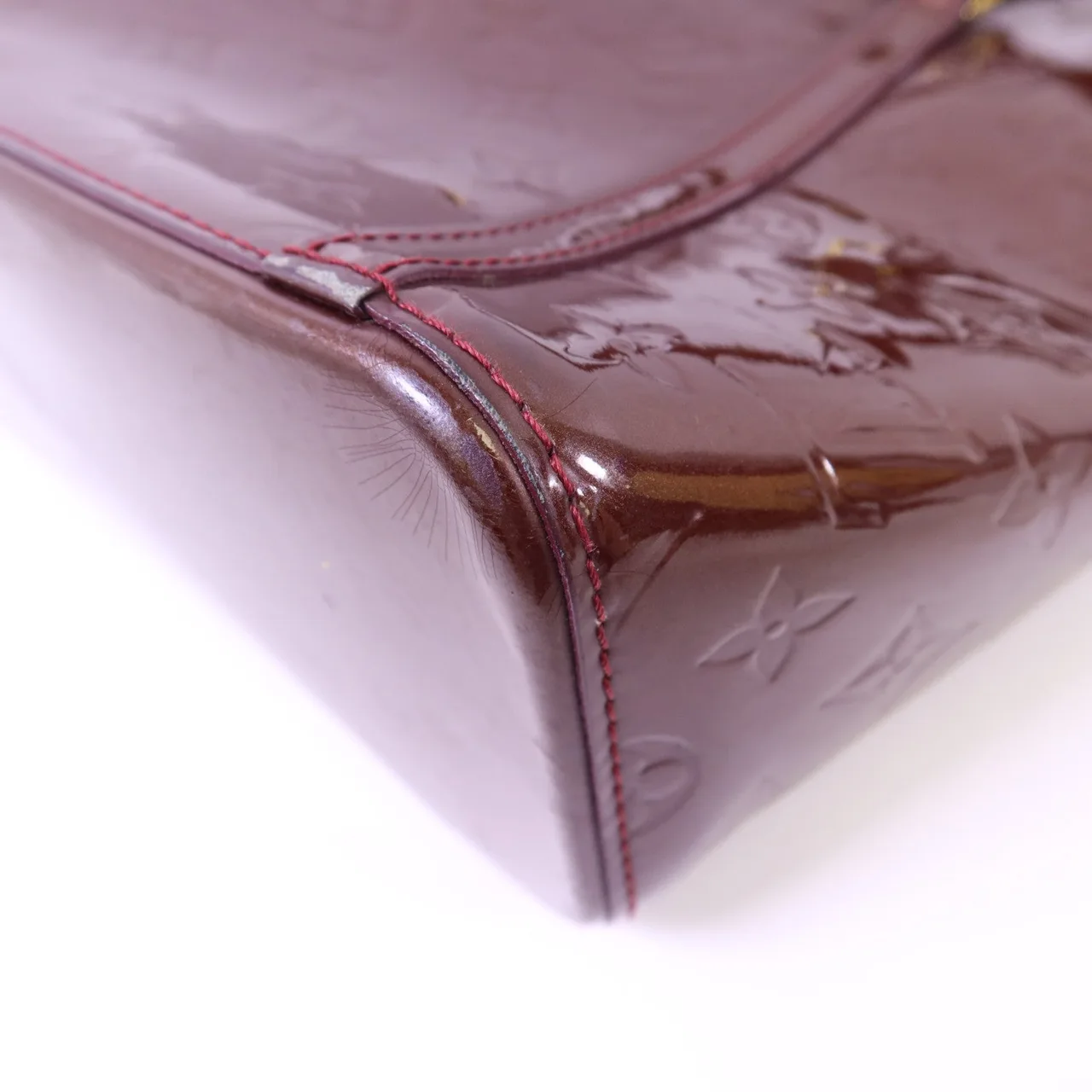 LOUIS VUITTON M91742 肩背包 皮革 紅色 / Red 皮革 中古品C - 縮圖 12