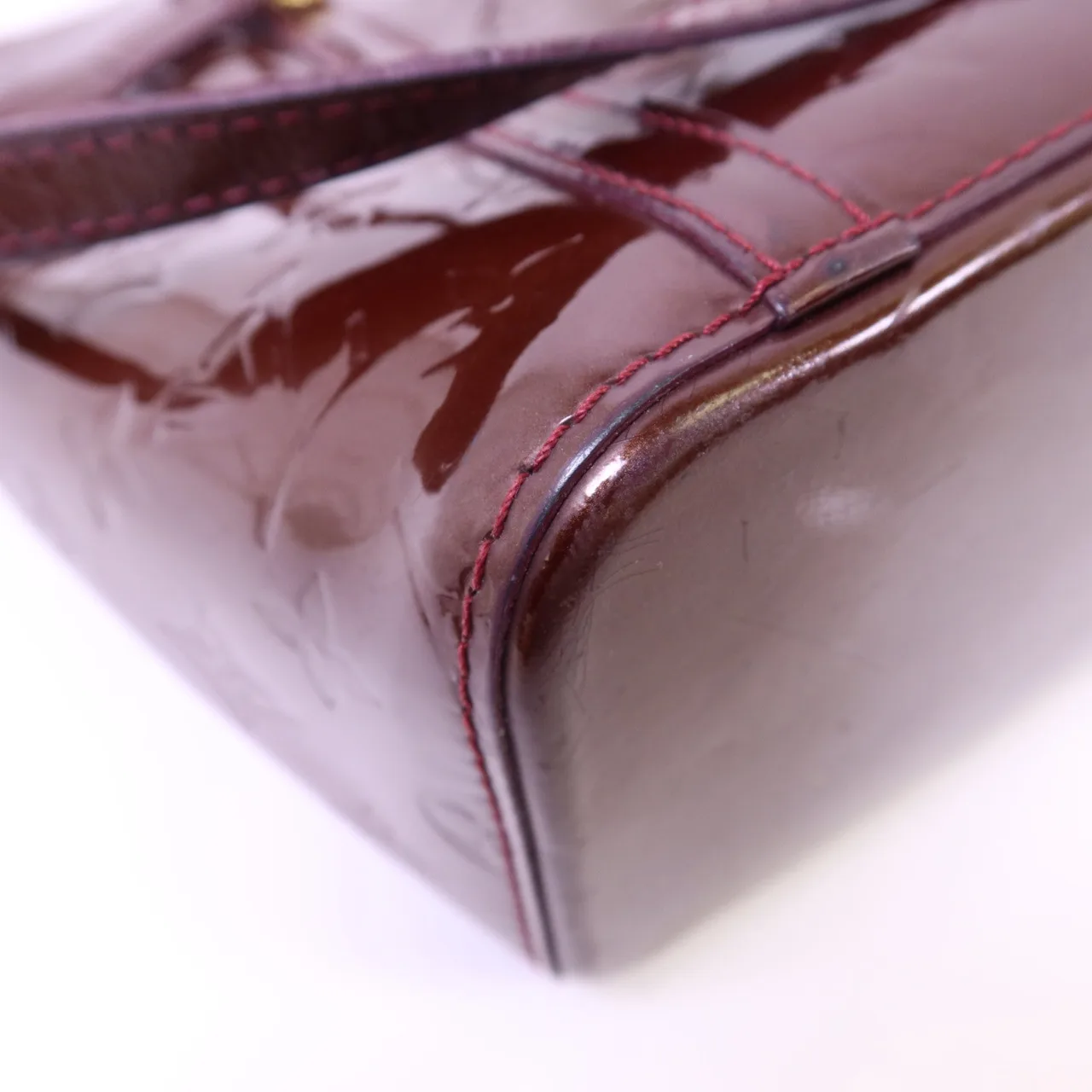 LOUIS VUITTON M91742 肩背包 皮革 紅色 / Red 皮革 中古品C - 縮圖 15