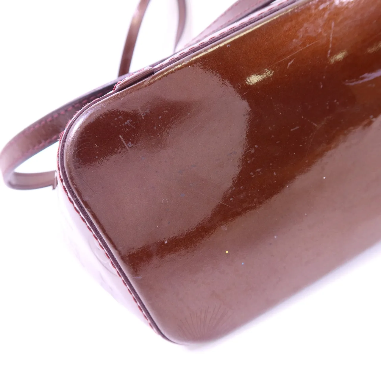 LOUIS VUITTON M91742 肩背包 皮革 紅色 / Red 皮革 中古品C - 縮圖 16