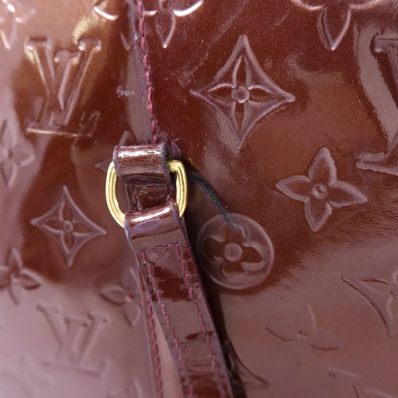 LOUIS VUITTON M91742 肩背包 皮革 紅色 / Red 皮革 中古品C - 縮圖 17