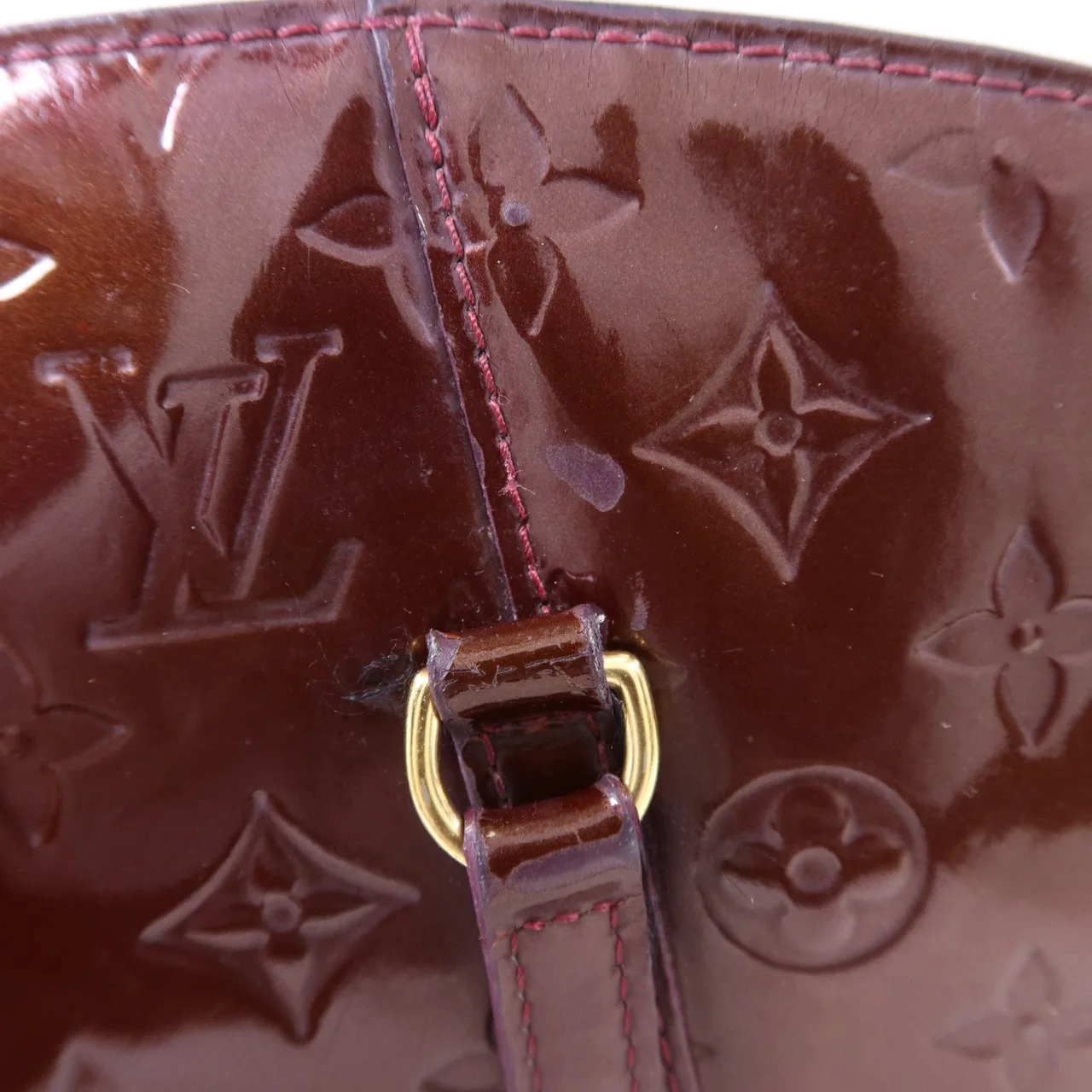 LOUIS VUITTON M91742 肩背包 皮革 紅色 / Red 皮革 中古品C - 縮圖 18
