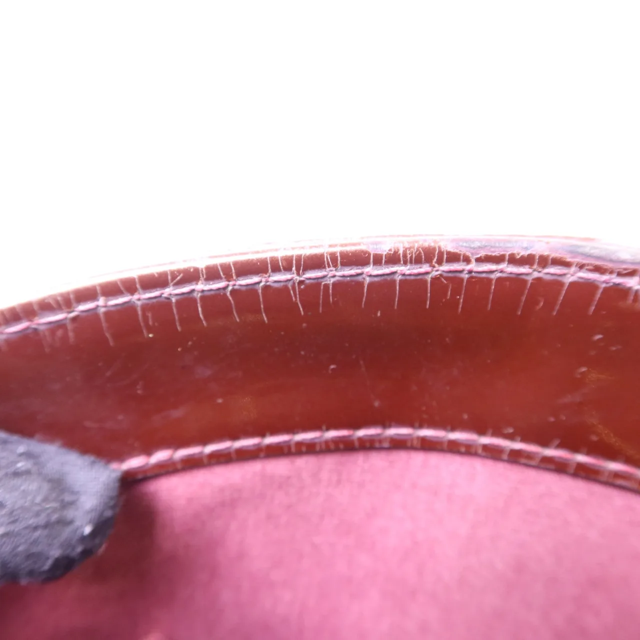 LOUIS VUITTON M91742 肩背包 皮革 紅色 / Red 皮革 中古品C - 縮圖 22