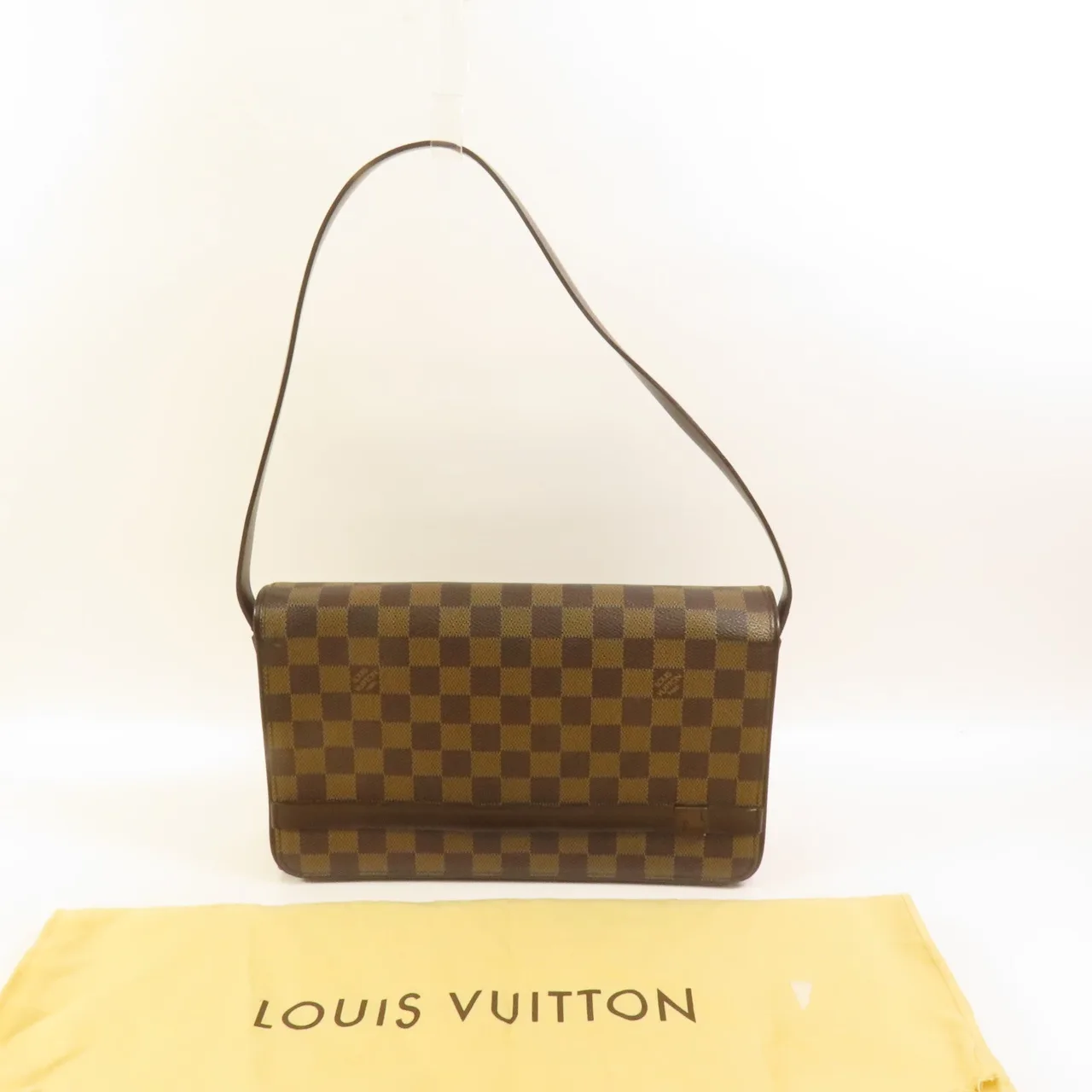 LOUIS VUITTON N51160 肩背包 塗層帆布 棕色 塗層帆布 中古品B - 縮圖 9