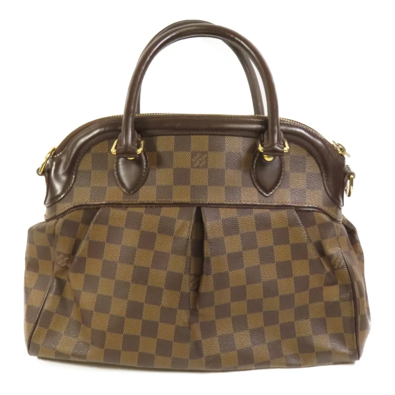 LOUIS VUITTON Trevi N51977 2-Way Bag Coated Canvas 棕色 Coated Canvas Rank B - Thumbnail 2