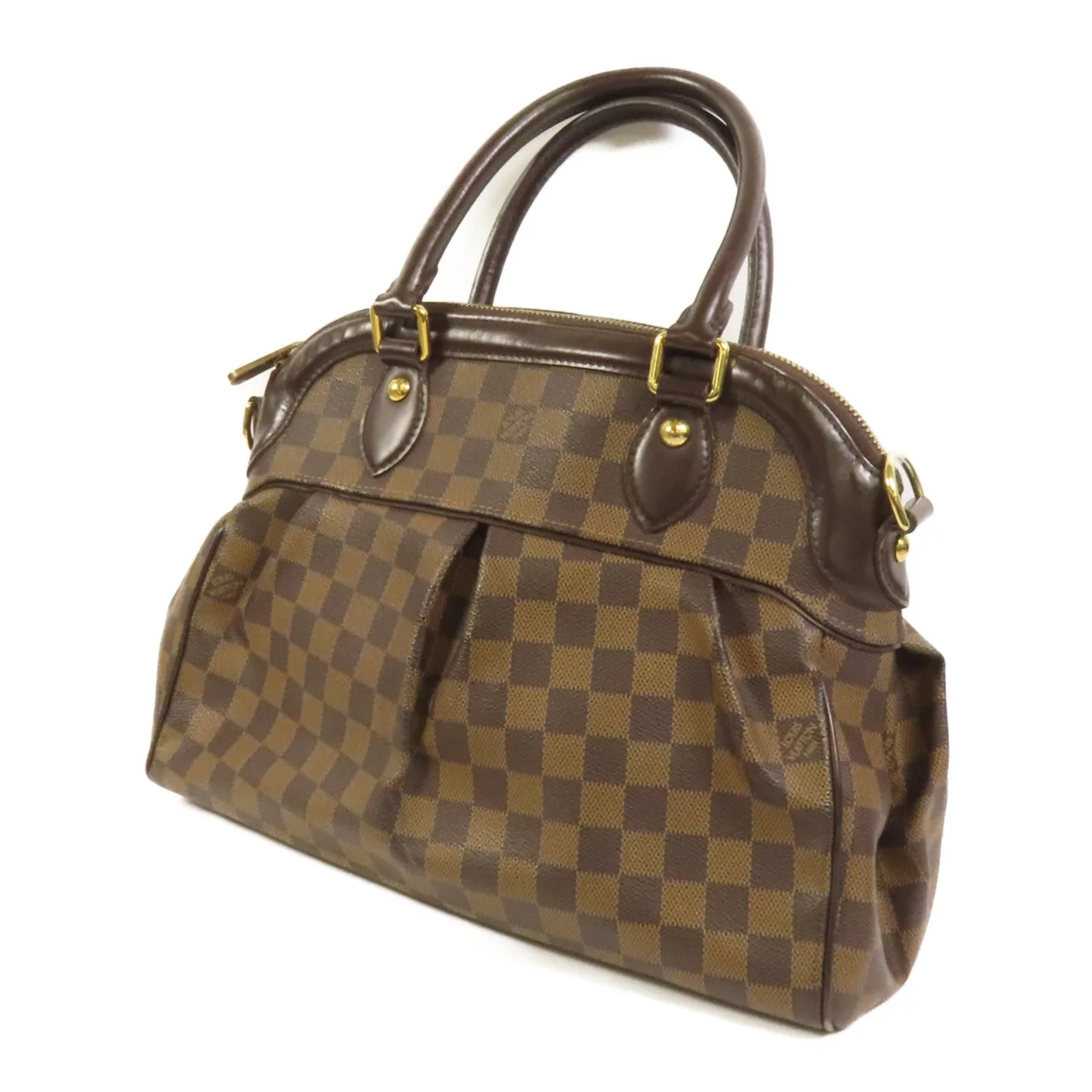 LOUIS VUITTON Trevi N51977 2-Way Bag Coated Canvas 棕色 Coated Canvas Rank B - Thumbnail 3