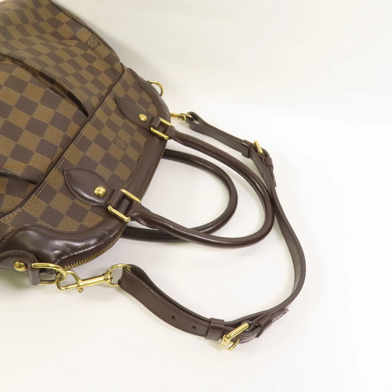 LOUIS VUITTON Trevi N51977 2-Way Bag Coated Canvas 棕色 Coated Canvas Rank B - Thumbnail 6