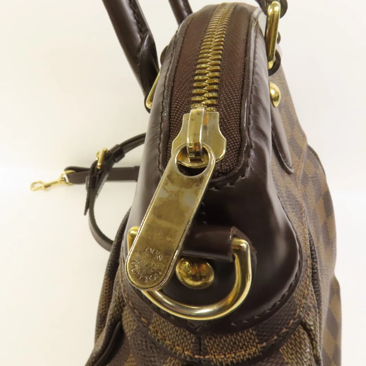 LOUIS VUITTON Trevi N51977 2-Way Bag Coated Canvas 棕色 Coated Canvas Rank B - Thumbnail 8