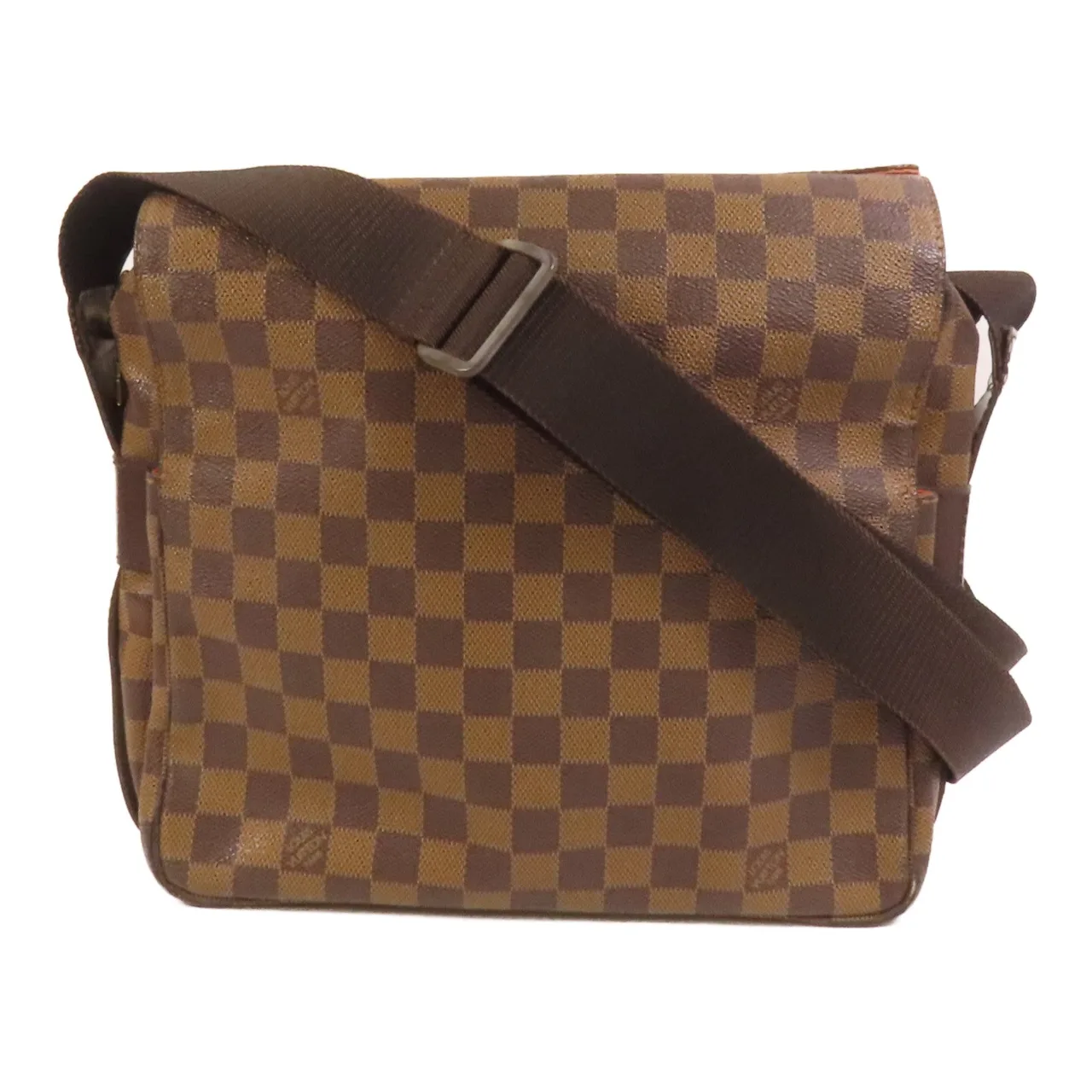 LOUIS VUITTON Naviglio N45255 肩背包 塗層帆布 棕色 / Brown