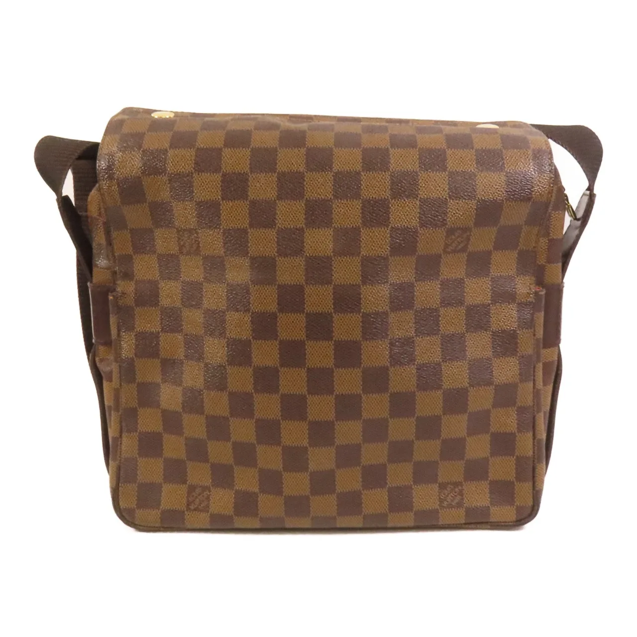 LOUIS VUITTON Naviglio N45255 肩背包 塗層帆布 棕色 / Brown 塗層帆布 中古品B - 縮圖 2