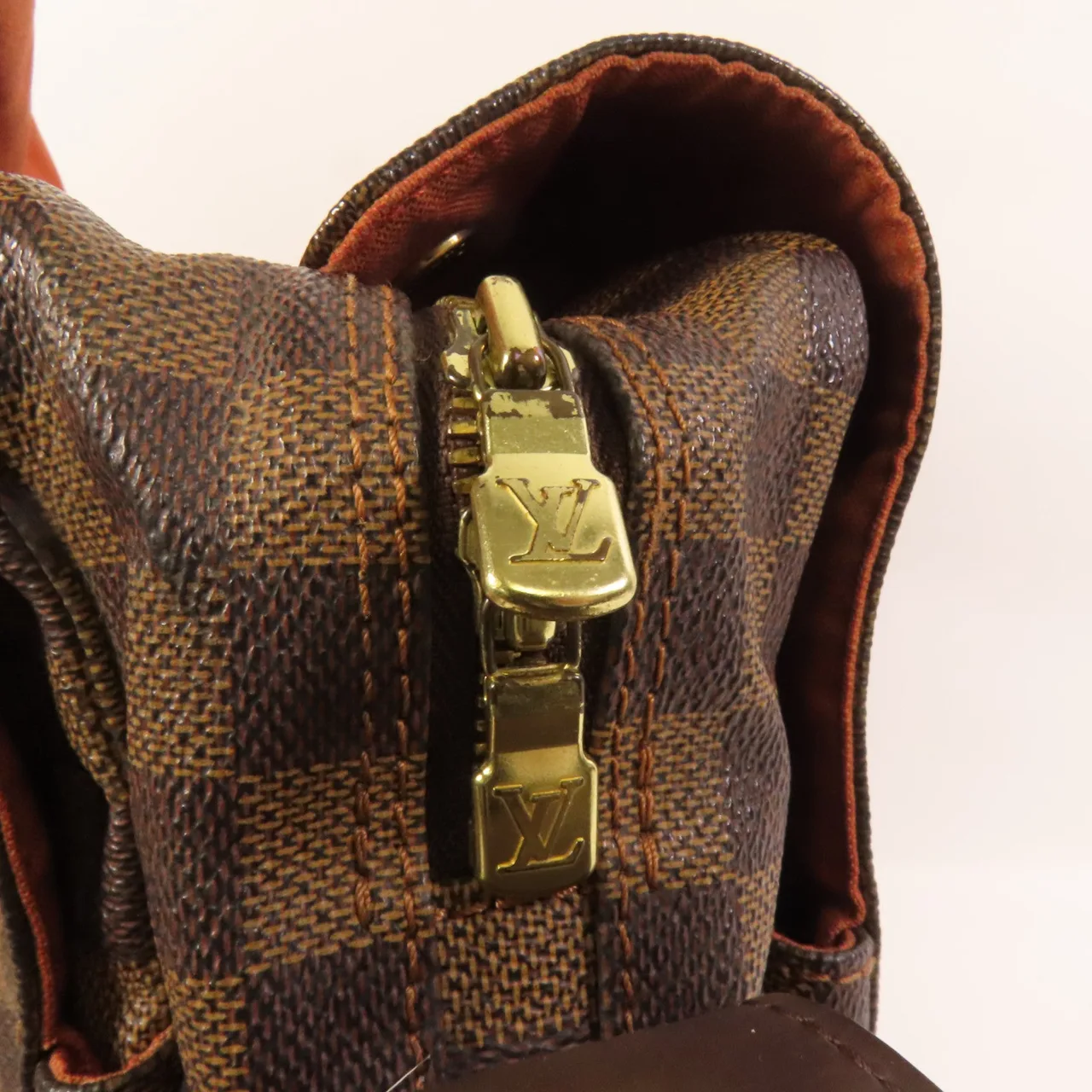 LOUIS VUITTON Naviglio N45255 肩背包 塗層帆布 棕色 / Brown 塗層帆布 中古品B - 縮圖 9