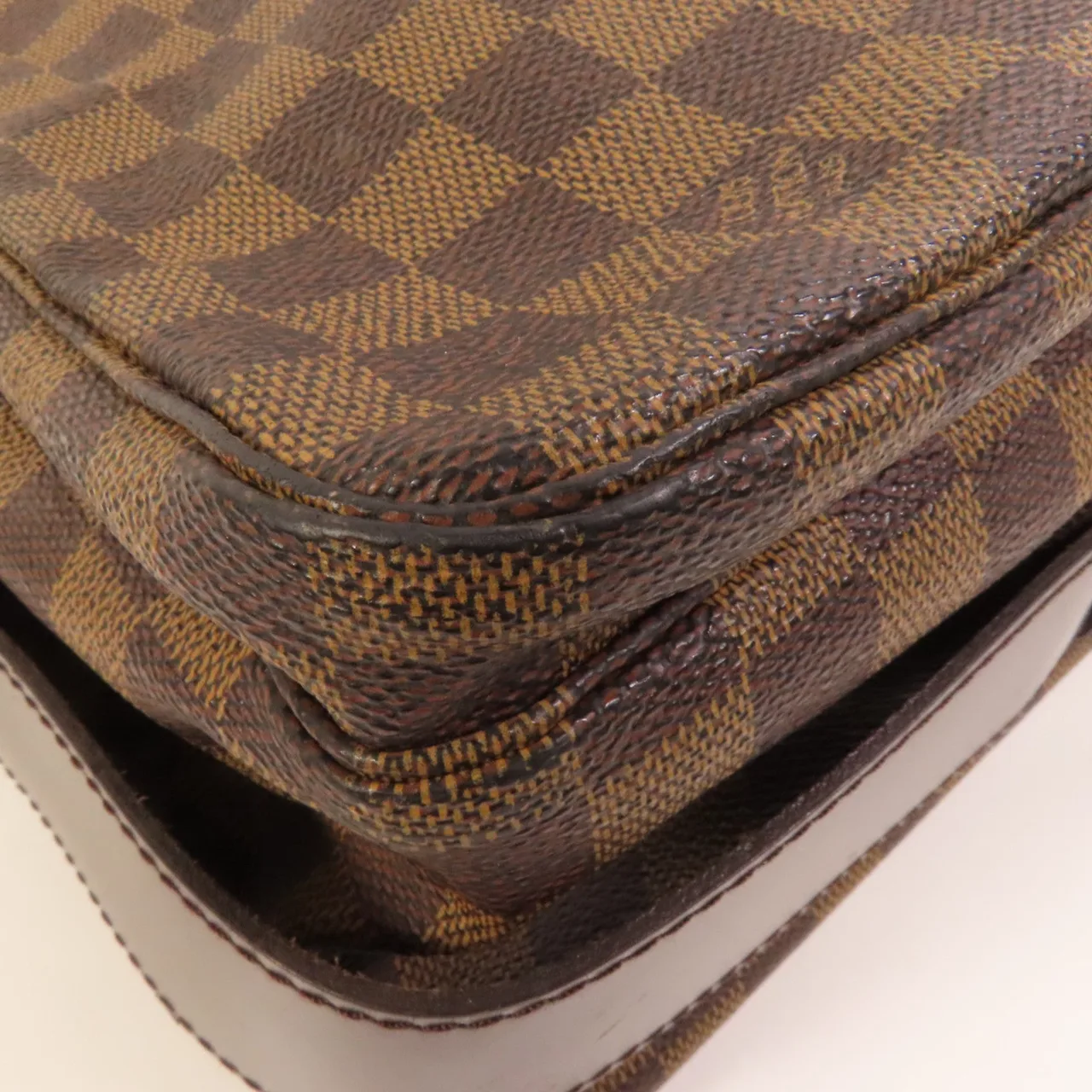 LOUIS VUITTON Naviglio N45255 肩背包 塗層帆布 棕色 / Brown 塗層帆布 中古品B - 縮圖 12
