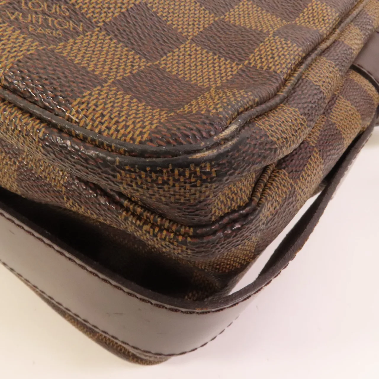 LOUIS VUITTON Naviglio N45255 肩背包 塗層帆布 棕色 / Brown 塗層帆布 中古品B - 縮圖 14