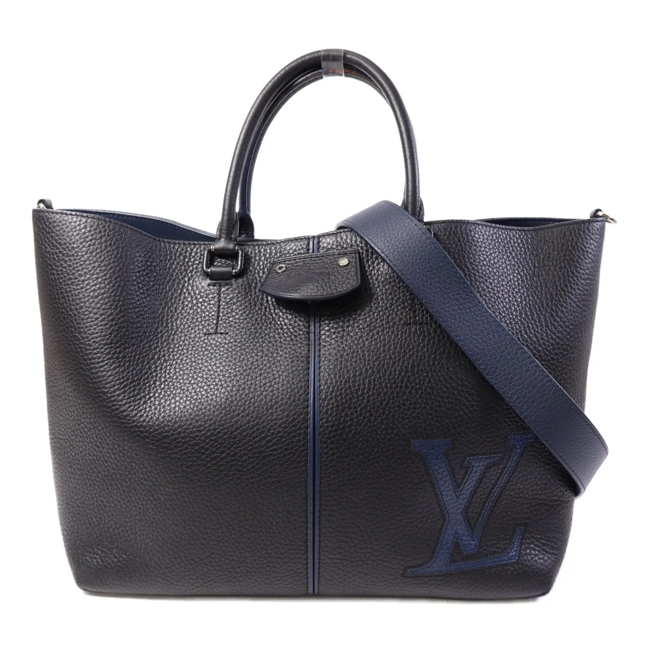 LOUIS VUITTON M54778 兩用包 牛皮 黑色 / 海軍藍 / Black/Navy