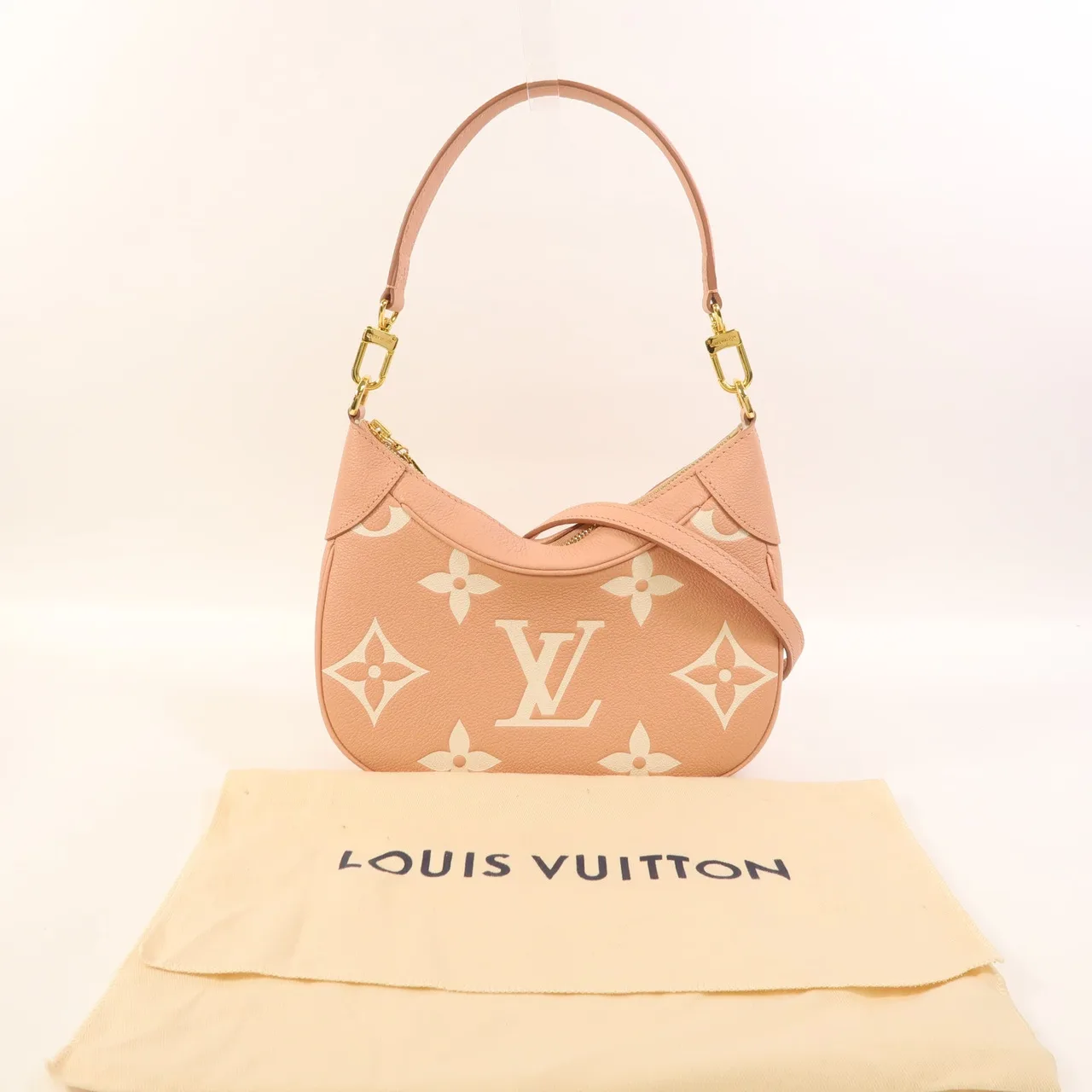 LOUIS VUITTON Bagatelle M46301 Shoulder Bag Leather 粉色 / Pink Leather Rank B - Thumbnail 9