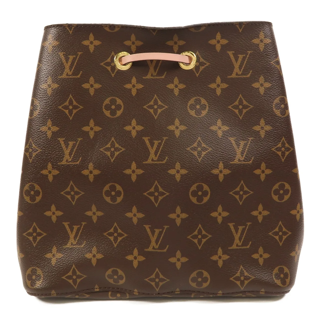 LOUIS VUITTON NeoNoe M44022 Shoulder Bag Coated Canvas 棕色 / 粉色 / Pink Coated Canvas Rank B - Thumbnail 2