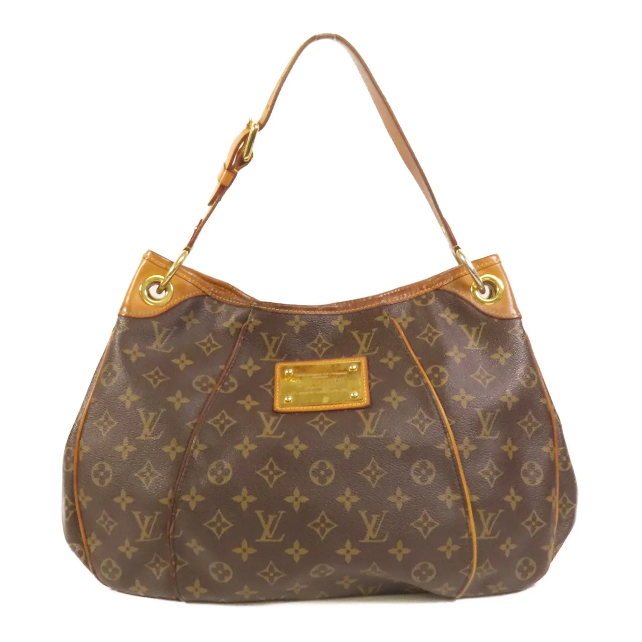 LOUIS VUITTON Galliera M56382 Shoulder Bag Coated Canvas 棕色