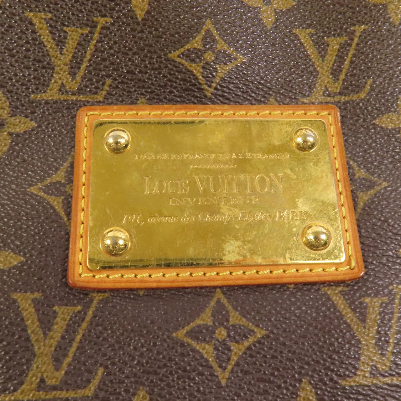 LOUIS VUITTON Galliera M56382 Shoulder Bag Coated Canvas 棕色 Coated Canvas Rank B - Thumbnail 6