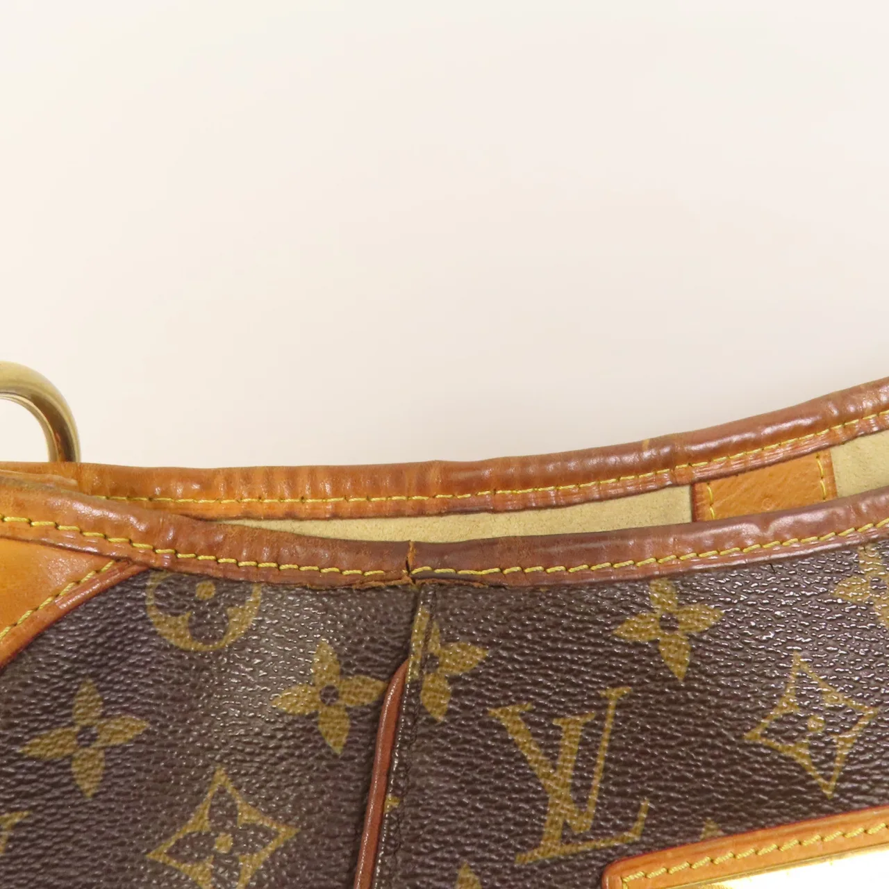 LOUIS VUITTON Galliera M56382 Shoulder Bag Coated Canvas 棕色 Coated Canvas Rank B - Thumbnail 17