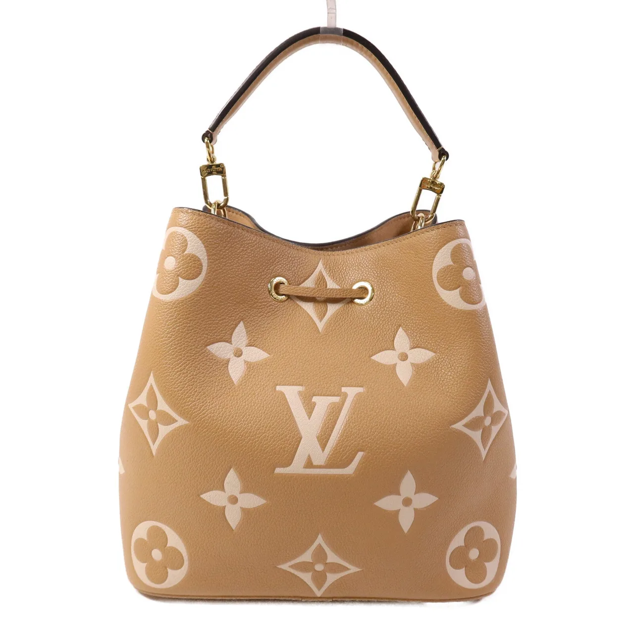 LOUIS VUITTON NeoNoe M45808 2-Way Bag Calfskin 棕色 / Apricote Calfskin Rank A - Thumbnail 2