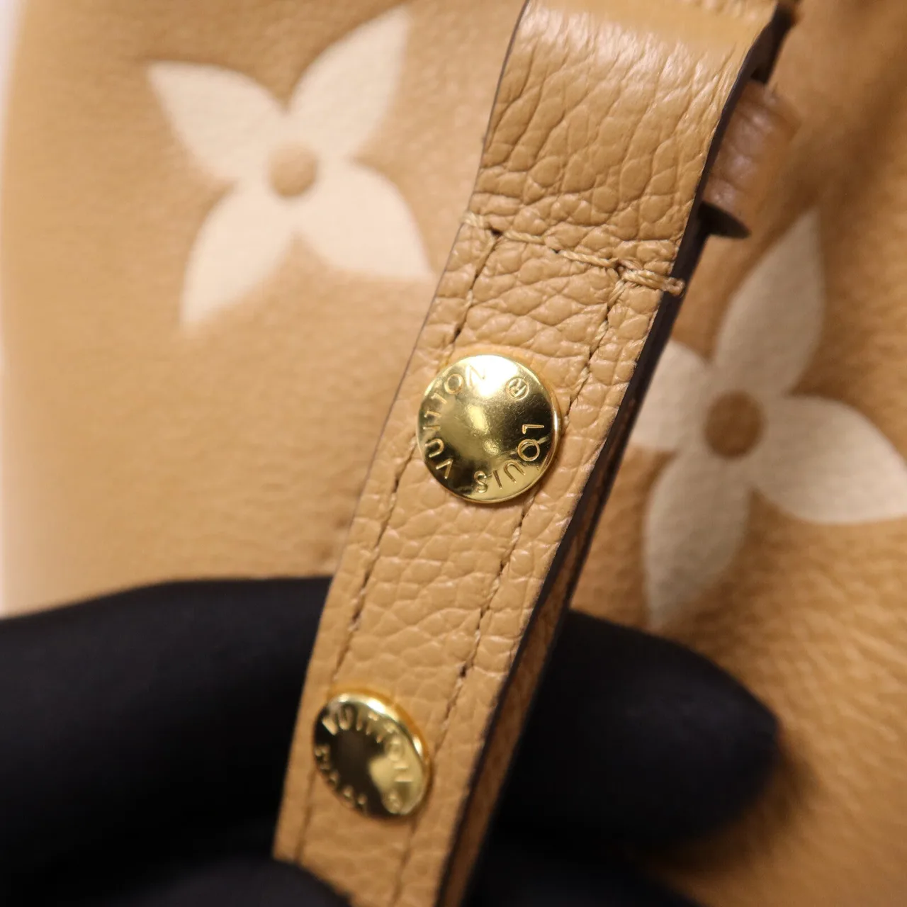 LOUIS VUITTON NeoNoe M45808 2-Way Bag Calfskin 棕色 / Apricote Calfskin Rank A - Thumbnail 7