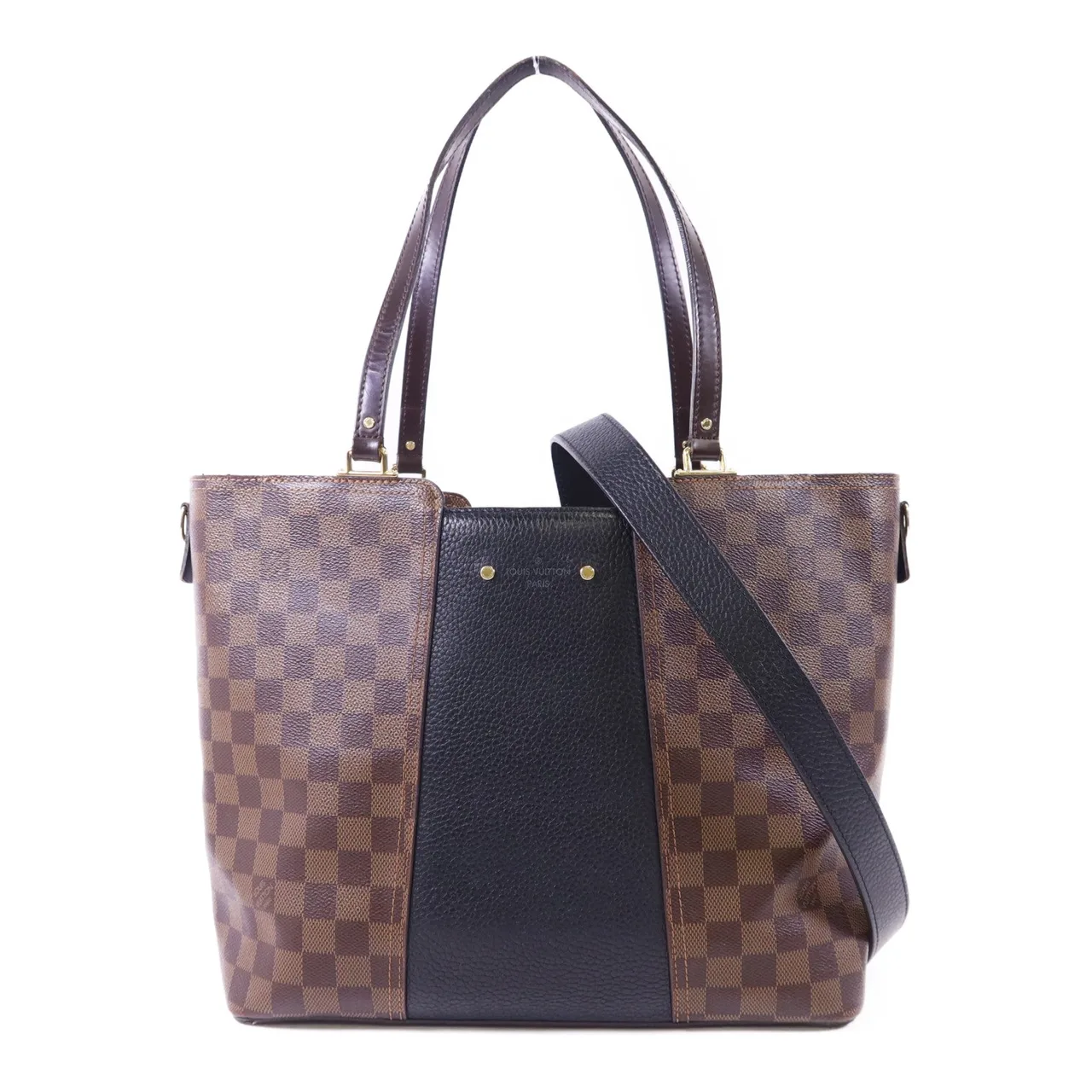 LOUIS VUITTON Jersey N44023 2-Way Bag Coated Canvas 棕色