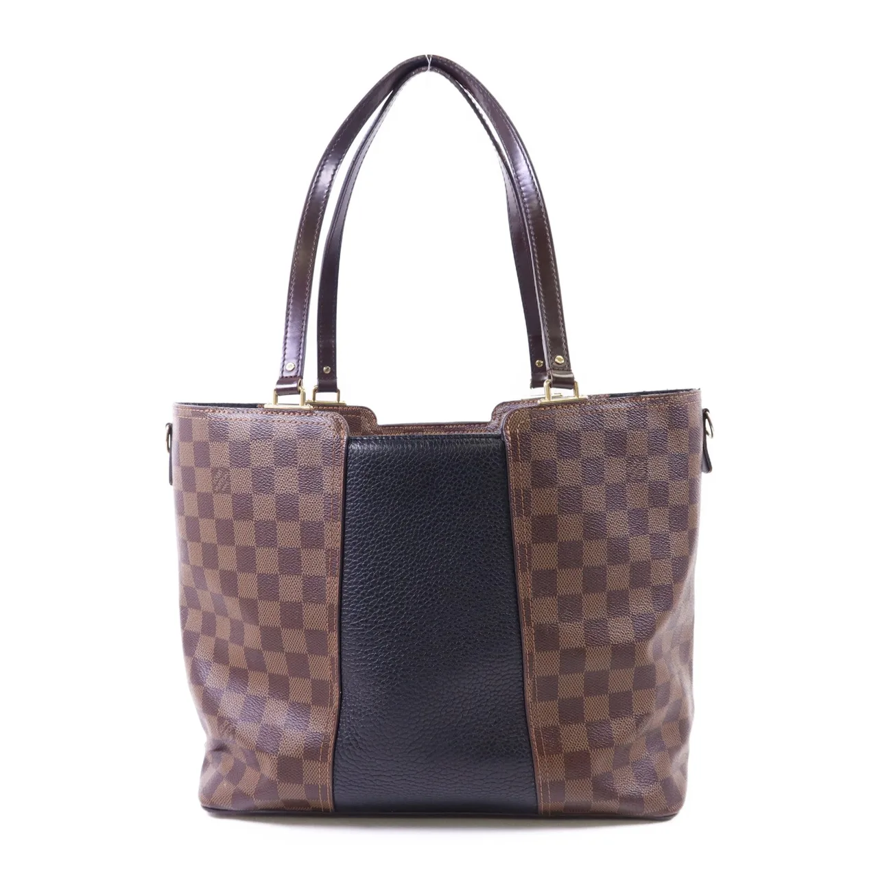 LOUIS VUITTON Jersey N44023 2-Way Bag Coated Canvas 棕色 Coated Canvas Rank B - Thumbnail 2