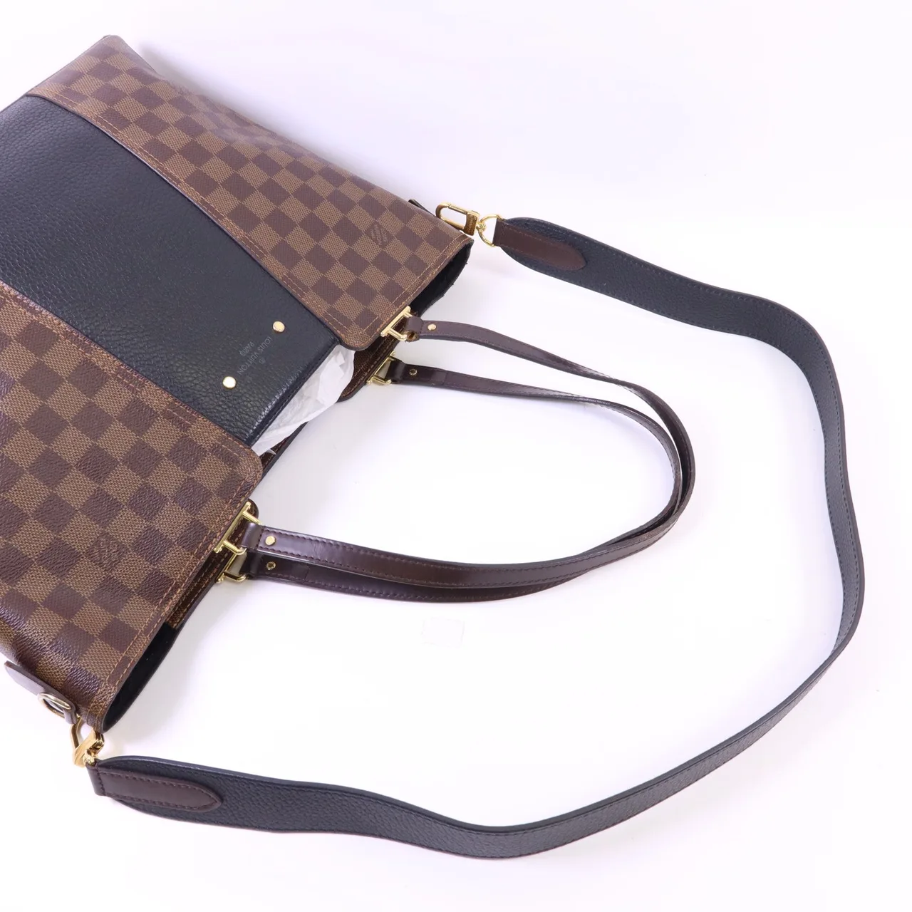 LOUIS VUITTON Jersey N44023 2-Way Bag Coated Canvas 棕色 Coated Canvas Rank B - Thumbnail 5