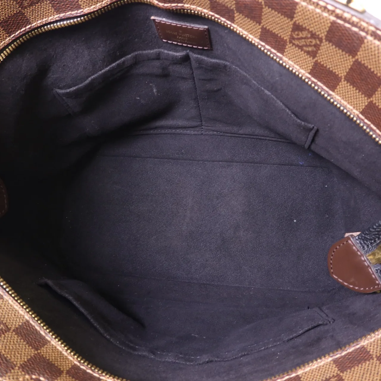 LOUIS VUITTON Jersey N44023 2-Way Bag Coated Canvas 棕色 Coated Canvas Rank B - Thumbnail 6