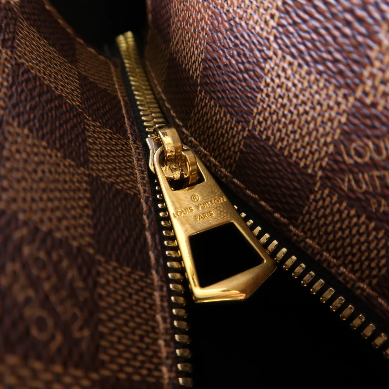 LOUIS VUITTON Jersey N44023 2-Way Bag Coated Canvas 棕色 Coated Canvas Rank B - Thumbnail 9