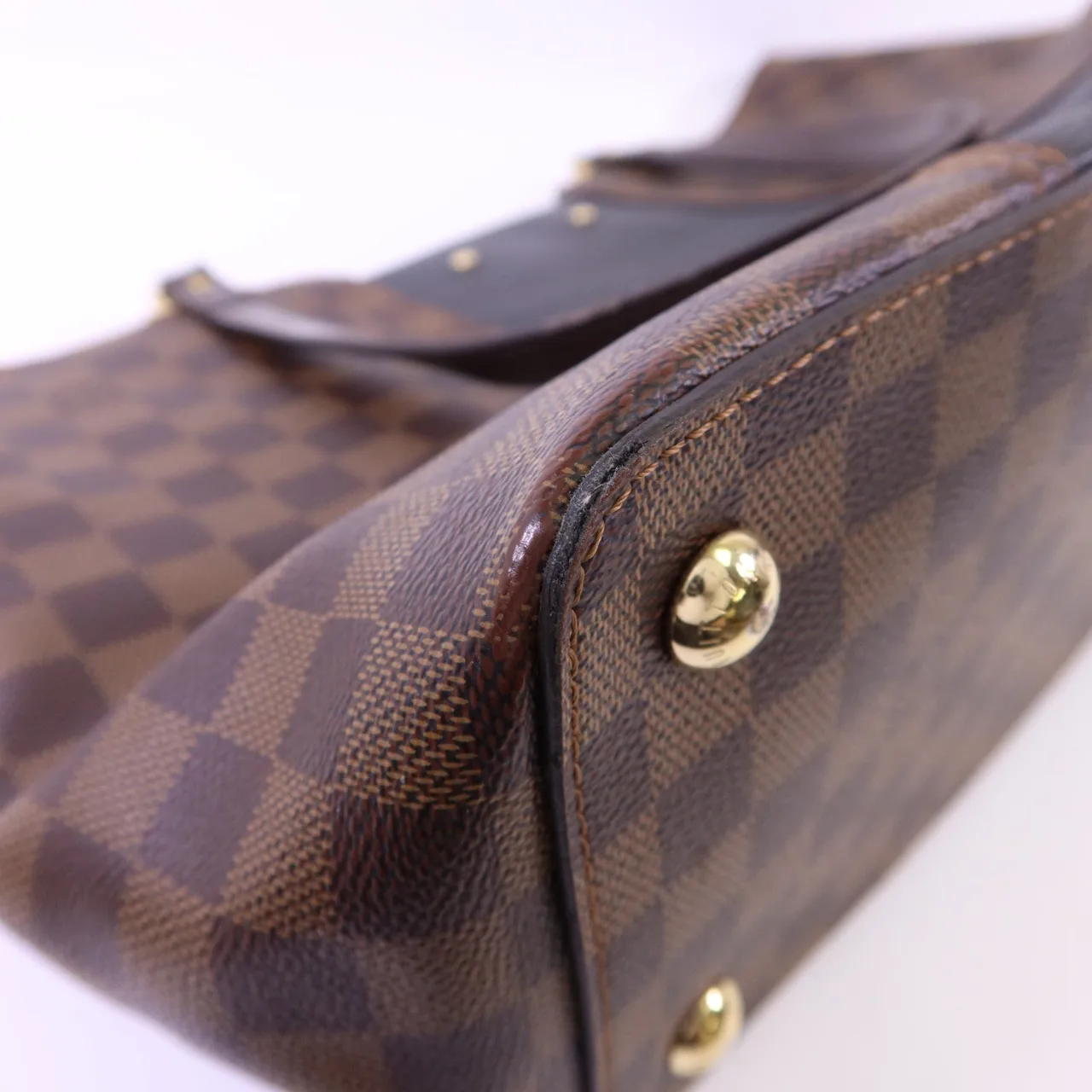 LOUIS VUITTON Jersey N44023 2-Way Bag Coated Canvas 棕色 Coated Canvas Rank B - Thumbnail 13