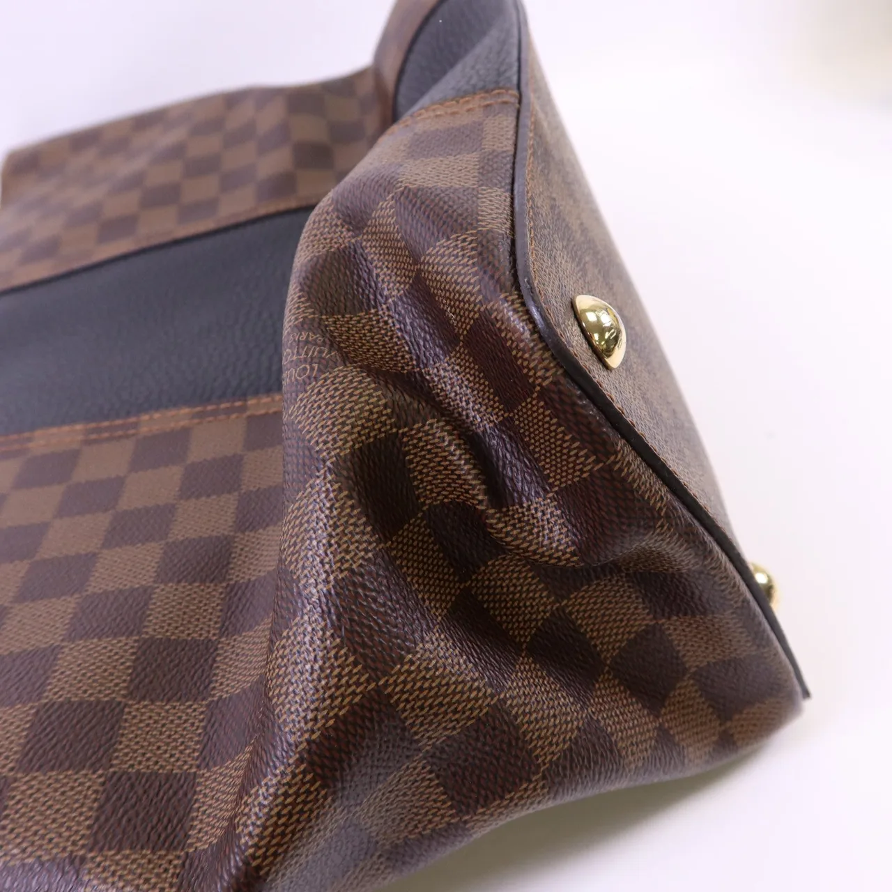 LOUIS VUITTON Jersey N44023 2-Way Bag Coated Canvas 棕色 Coated Canvas Rank B - Thumbnail 16